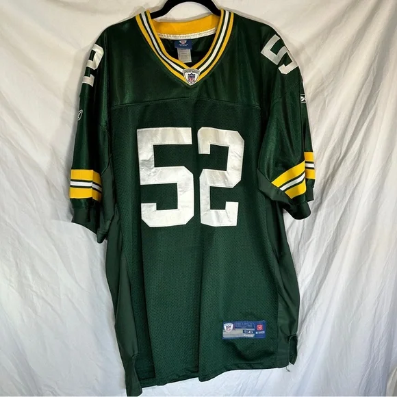 Authentic Replica Clay Matthews Packers Jersey Size 56 XXL Green Bay - Picture 5 of 9